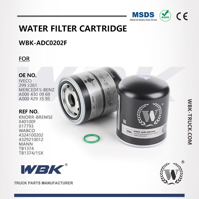 Air Dryer Cartridge Water filter
