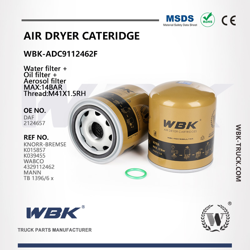Air Dryer Cartridge Water filter +  Oil filter + Aerosol filter