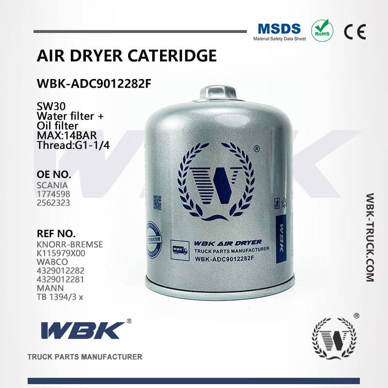 Air Dryer Cartridge SW30 Water filter + Oil filter
